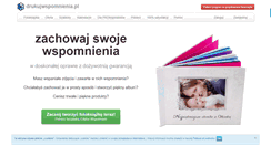 Desktop Screenshot of drukujwspomnienia.pl